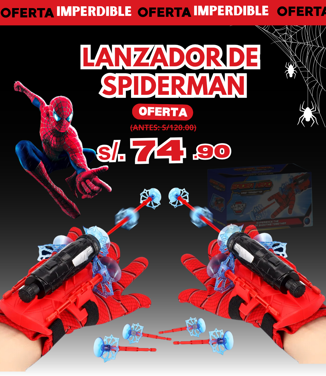 LANZADOR DE SPIDERMAN